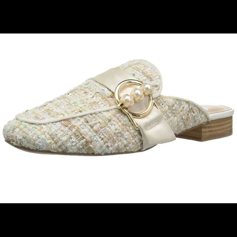 🎀The Fix Dafnee Loafers slide with Pearl Size:9
